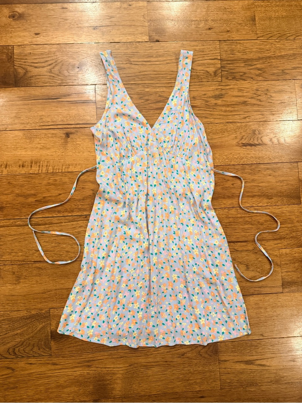 Billabong Light Blue Floral Sundress